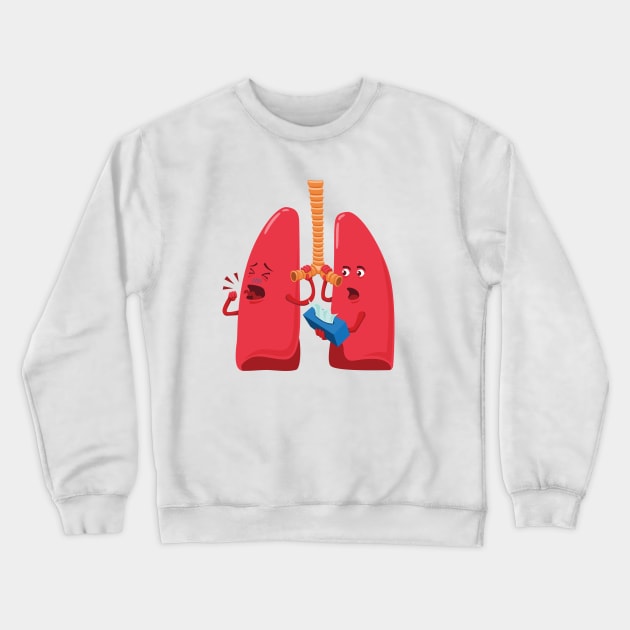 Lungs Crewneck Sweatshirt by nowis337